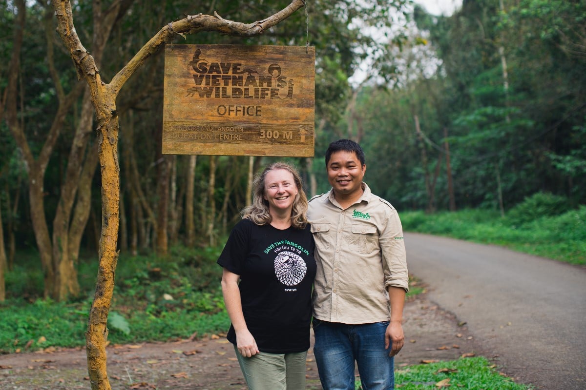 Volunteer Leanne Wicker helps Save Vietnam\\\\\\\\'s Wildlife